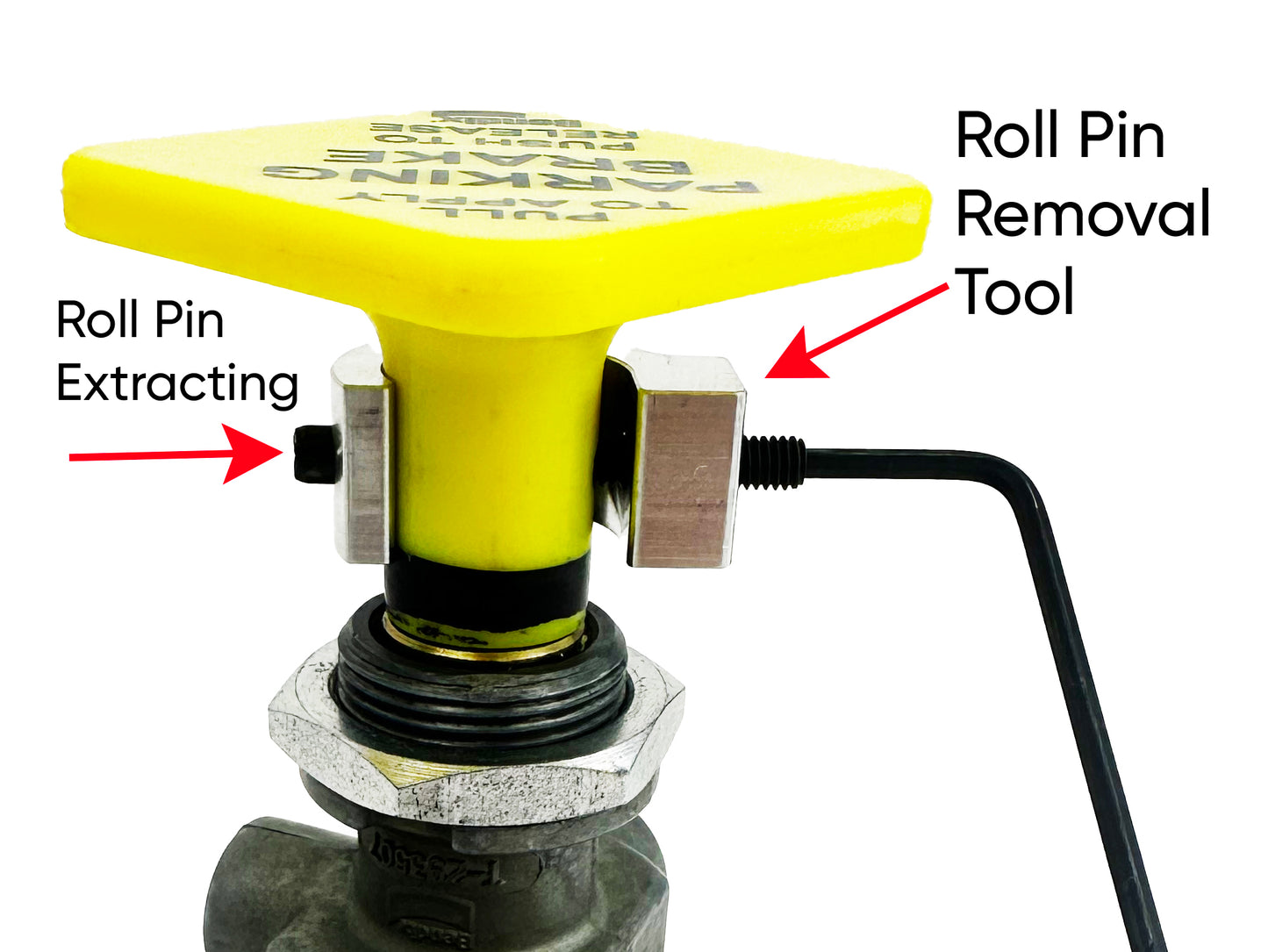 Roll Pin Removal Tool for Air Brake Knobs