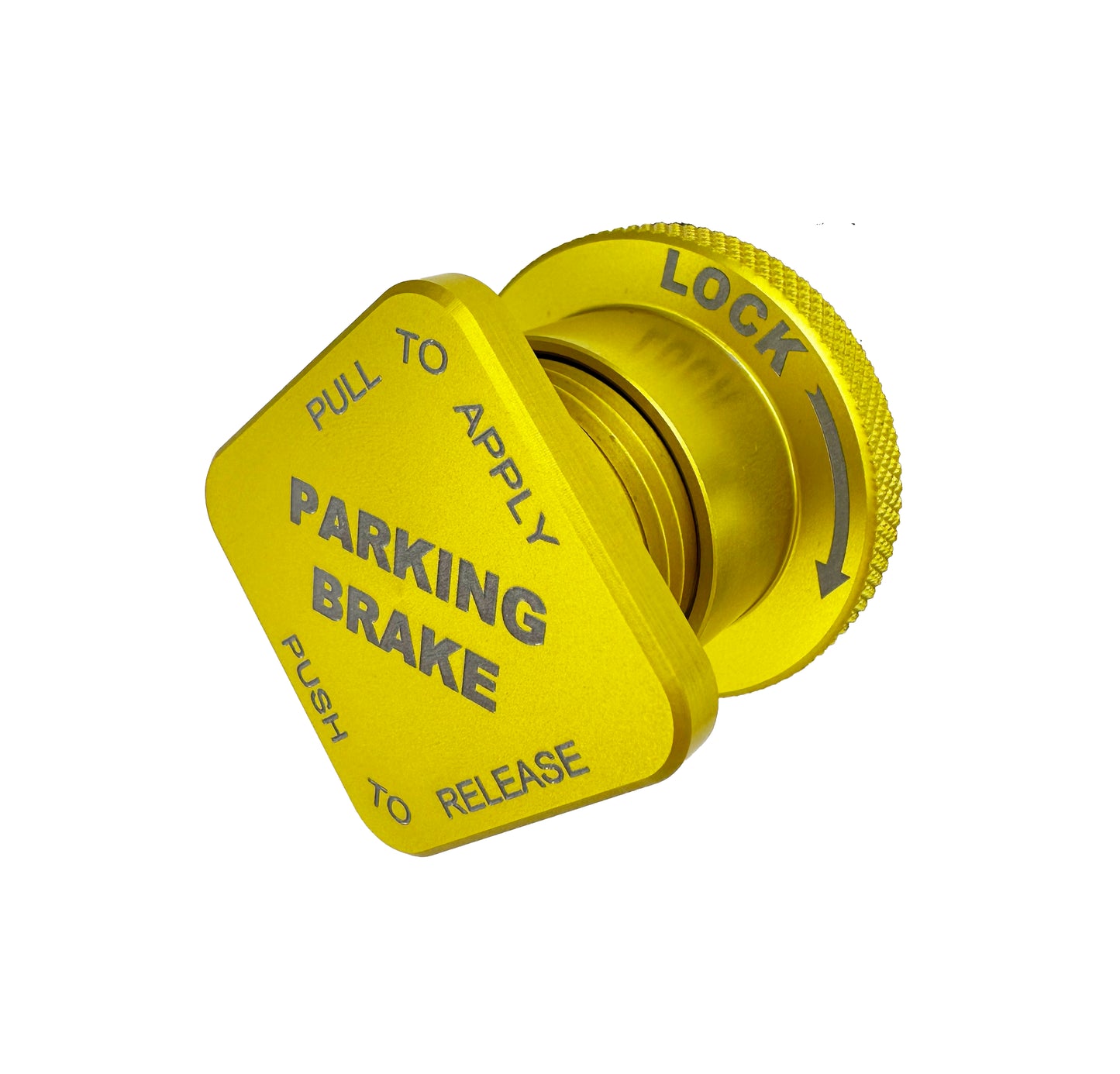 Safety Air Brake Locking feature for Super C Motorhomes, Commercial Trucks, & Heavy Equipment.? Replaces your yellow original manufacture Air Brake knob