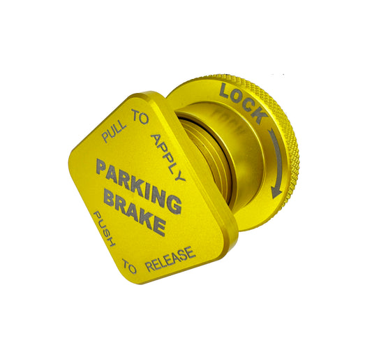 STOP KNOB Model SNCB1 Fits Super C Motorhomes, Commercial Trucks, Heavy Equipment, & Busses that have a yellow original manufacture Air Brake knob