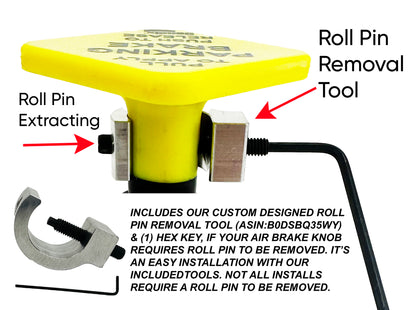 Safety Air Brake Locking Feature for Class A Motorhomes & More? Replaces your yellow original manufacture Air Brake Knob