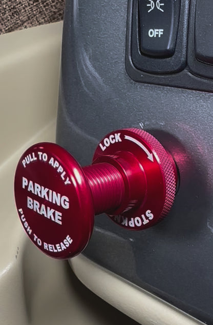 STOP KNOB Model SNAR1 Fits all Class A Motorhomes that have a yellow original manufacture Air Brake Knob